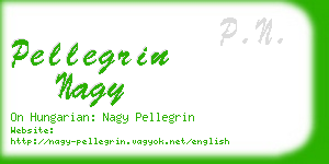 pellegrin nagy business card
